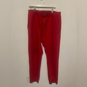 Polo Ralph Lauren Performance Red Jogger Pant Knit large‎ tall